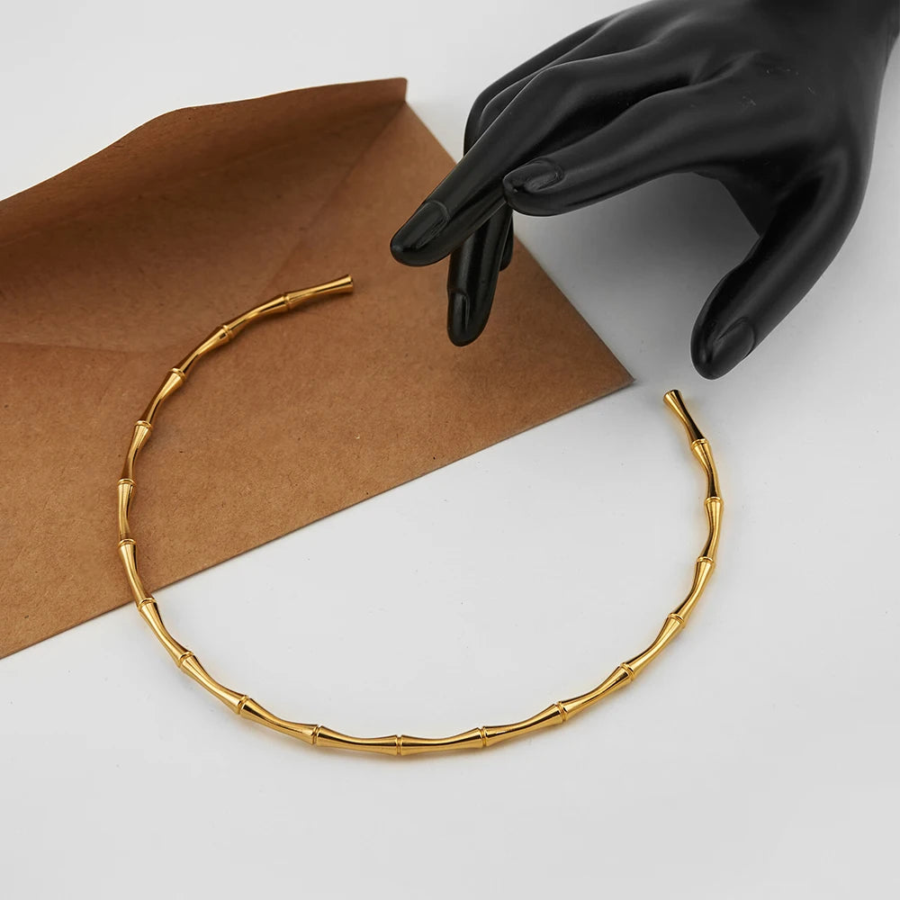 Bamboo Choker Necklace