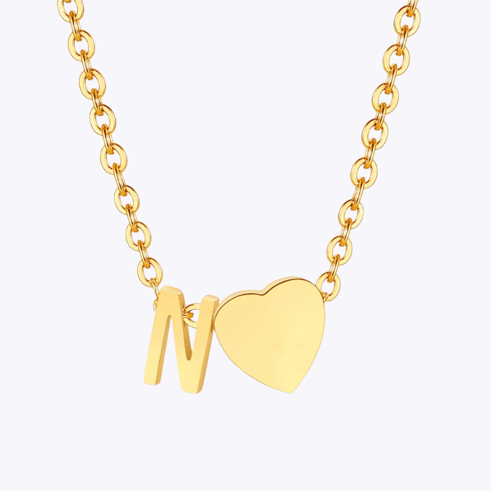 Heart Letter Necklace