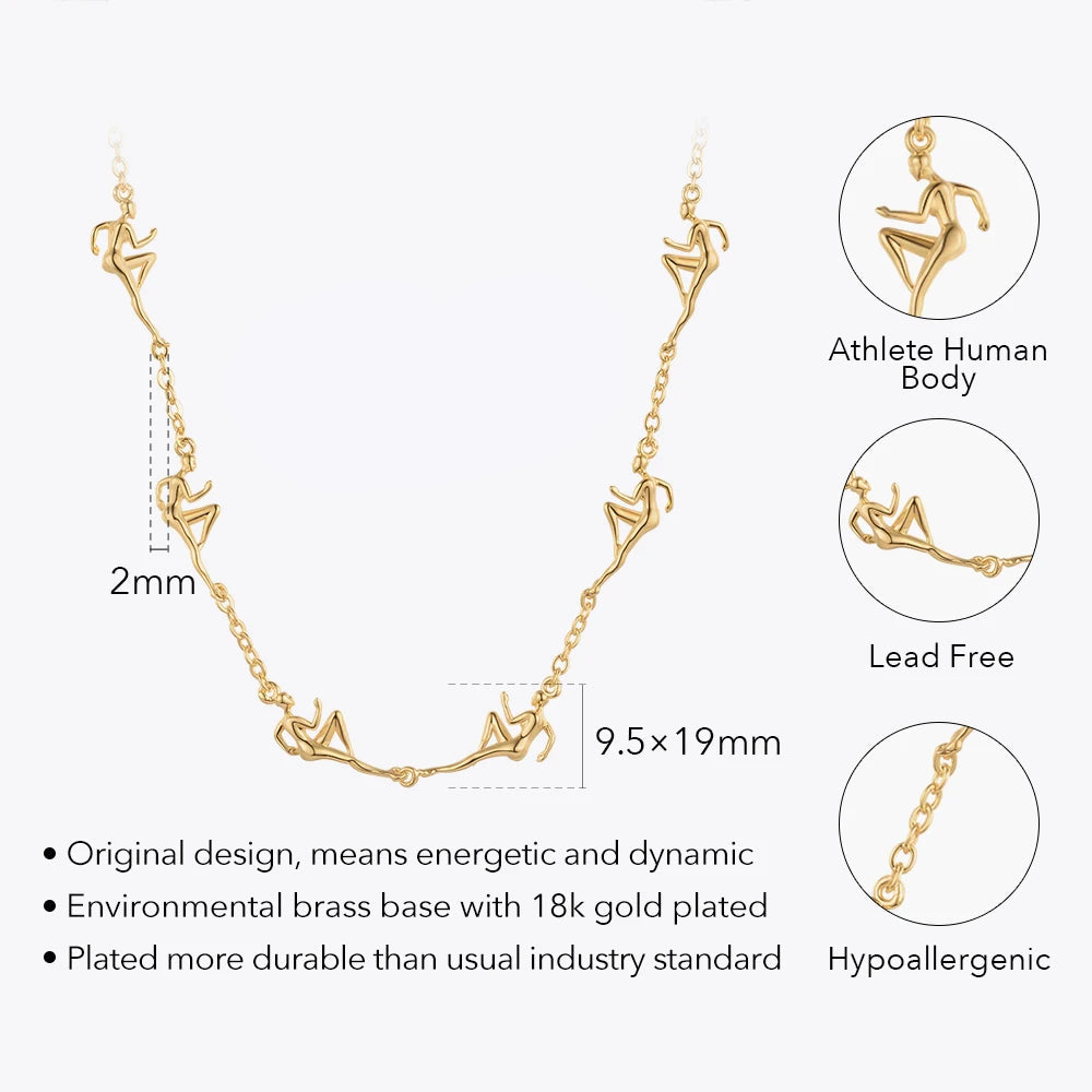 Human Dancer Necklace