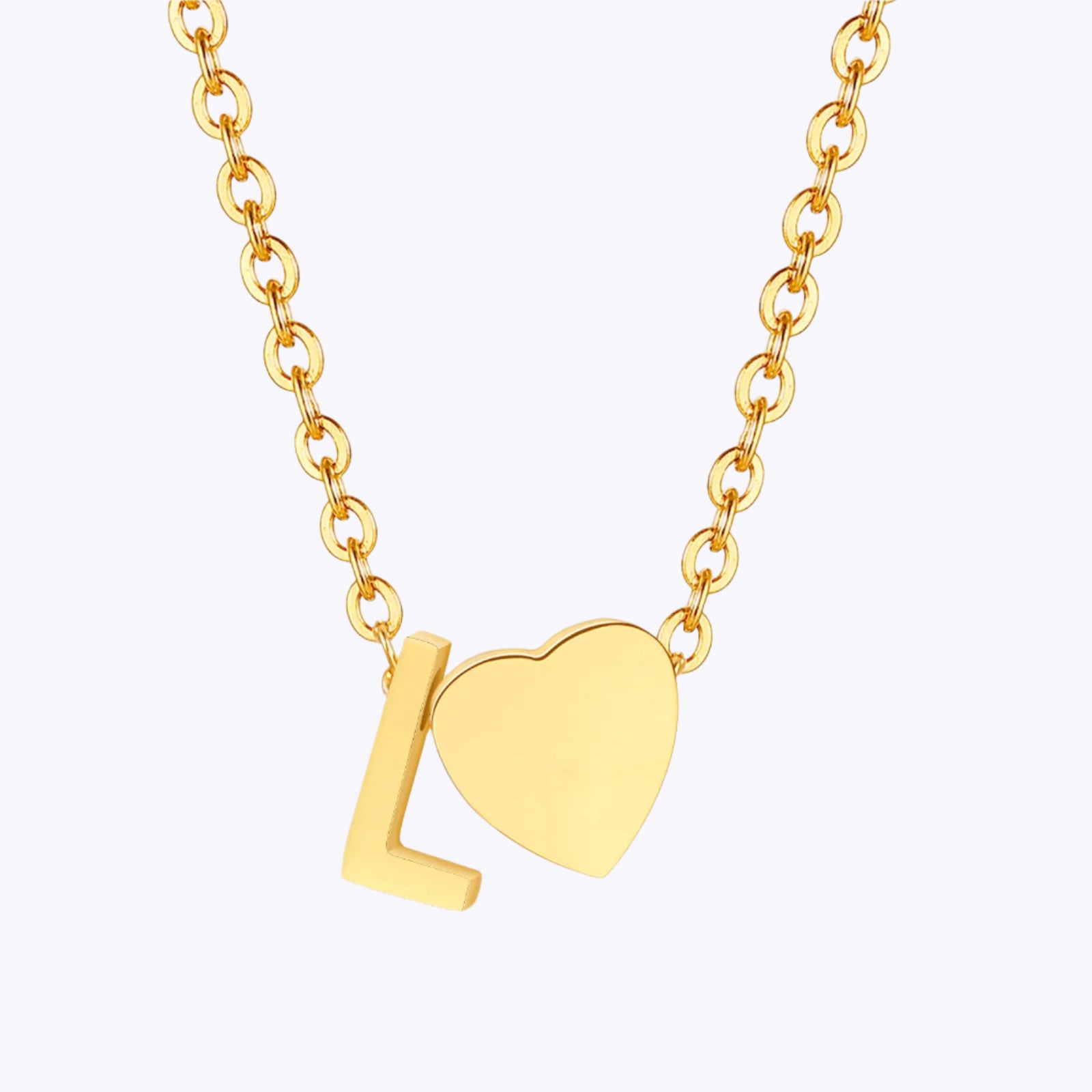 Heart Letter Necklace