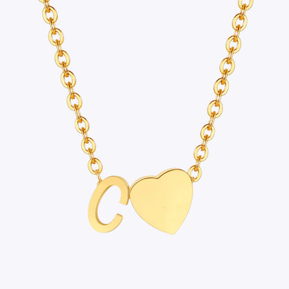 Heart Letter Necklace