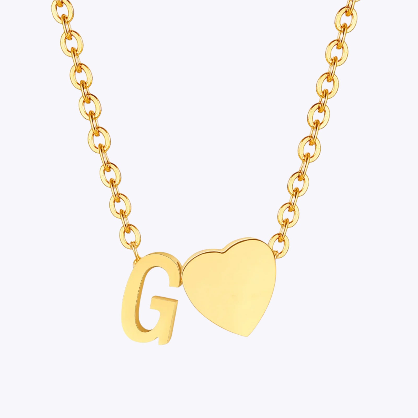 Heart Letter Necklace