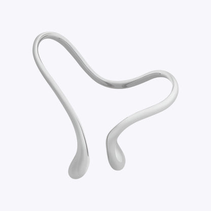 Water Open Palm Punk Bangle