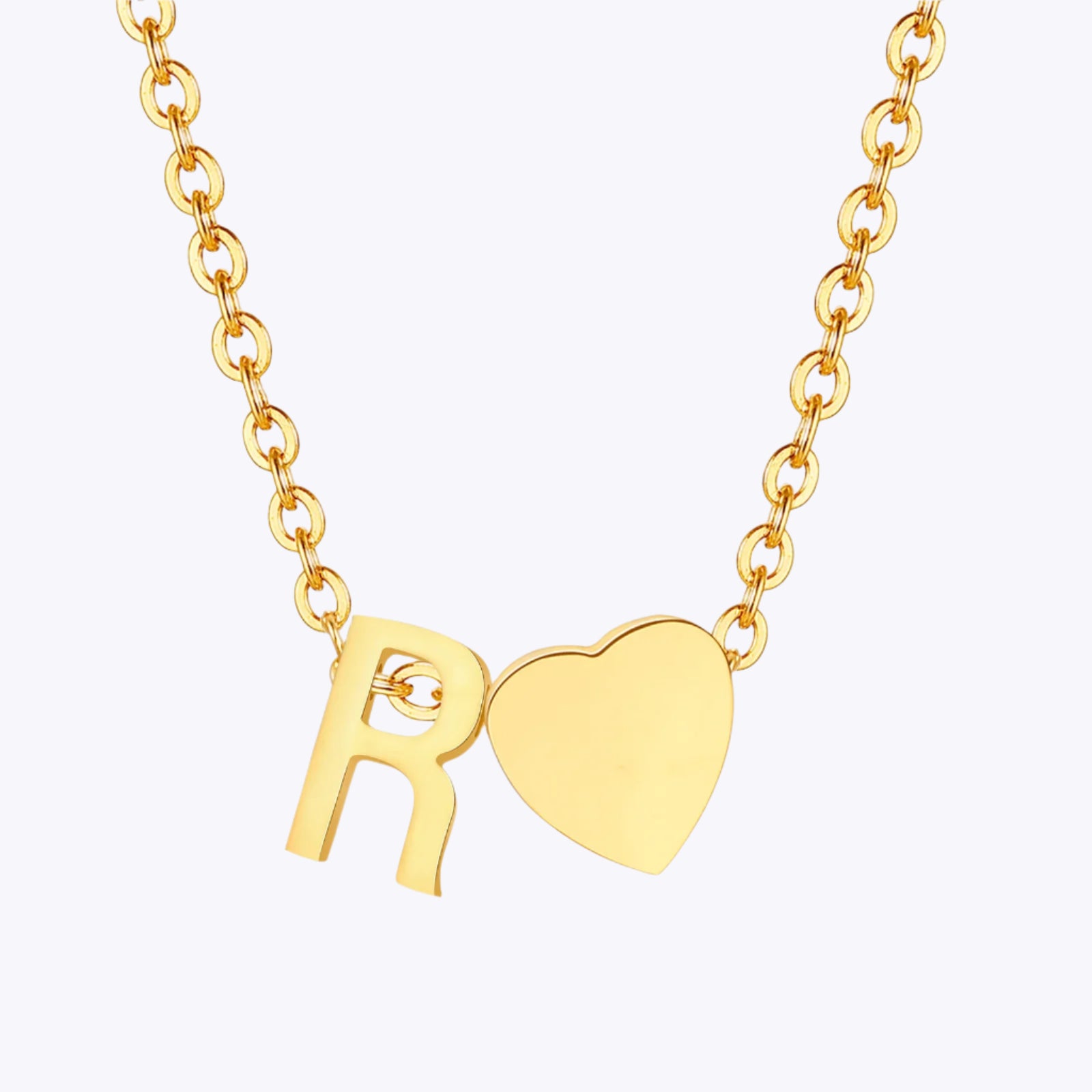 Heart Letter Necklace