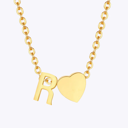 Heart Letter Necklace