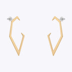 Lace Hook Geometric Earrings