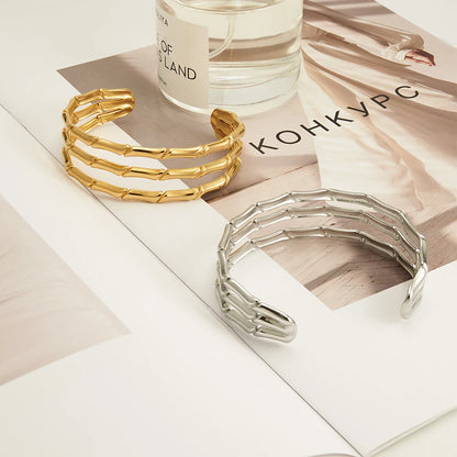 Bamboo Open Bangle