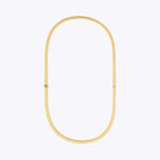 Oval Choker Geometric Necklace