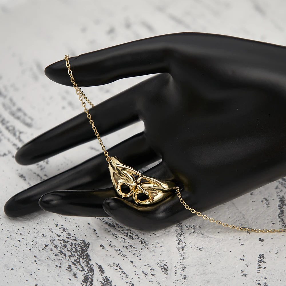 Human Hook Hand Necklace