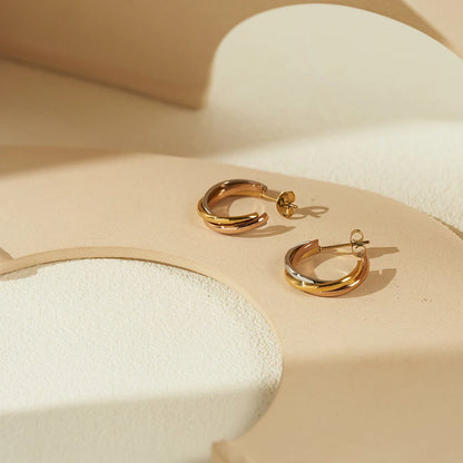 Multi-Circle Hoop Earrings