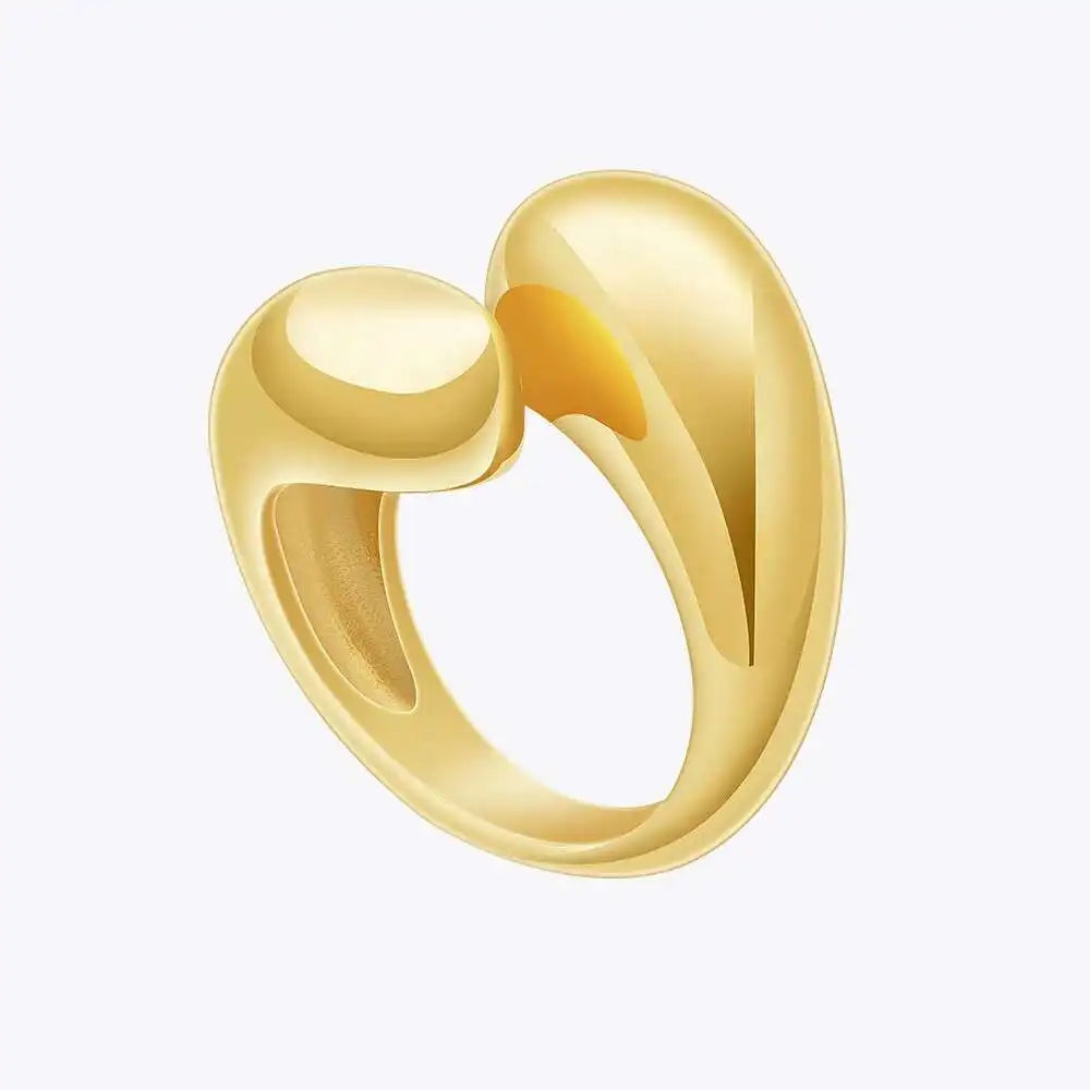 Rain Drop Blob Ring