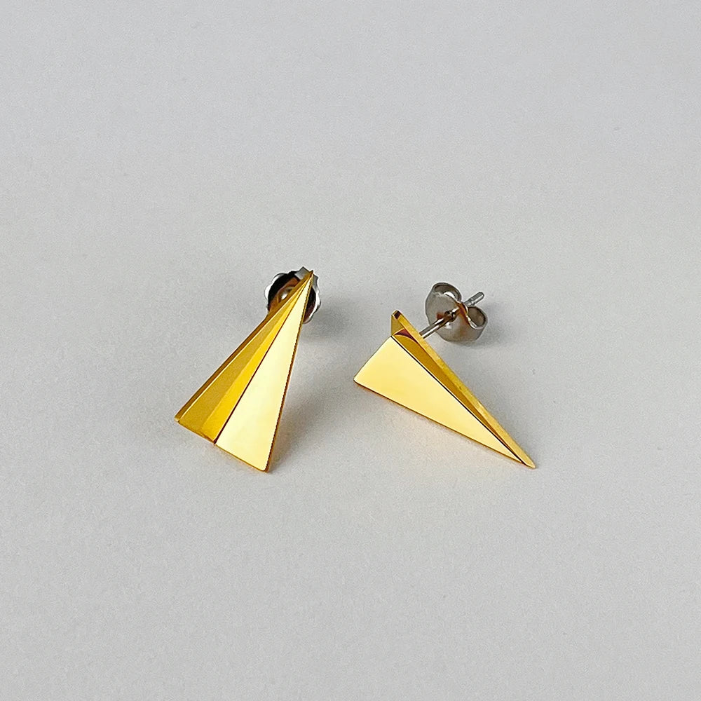 Triangle Geometric Earrings