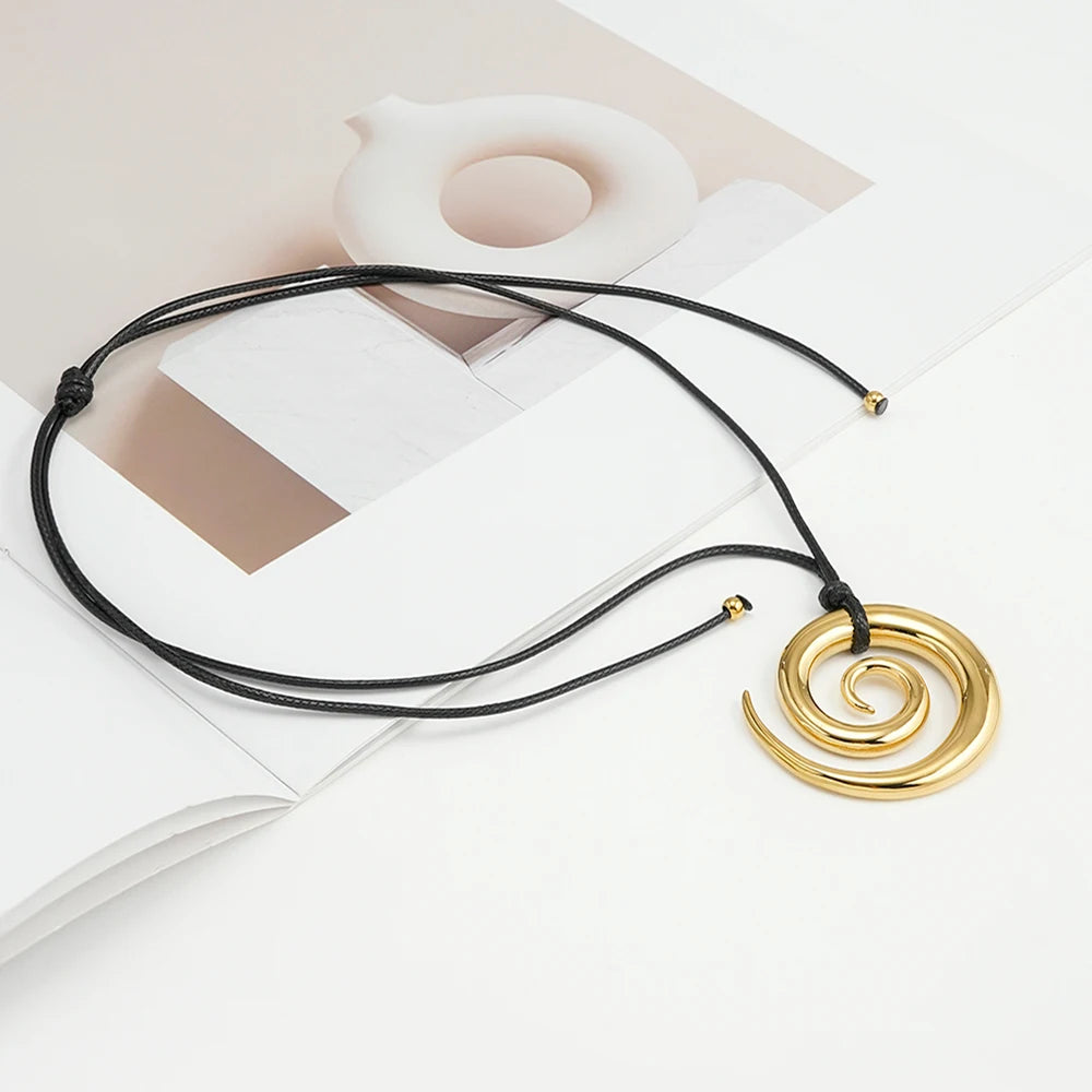 Spiral Coil Pendant