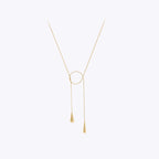 Double Water Drop Punk Necklace