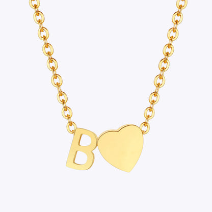 Heart Letter Necklace