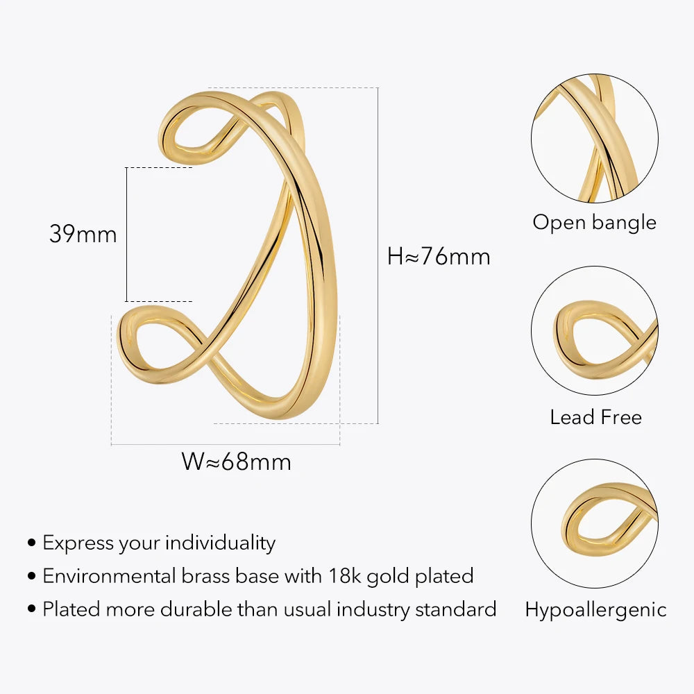 Irregular Space Bangle