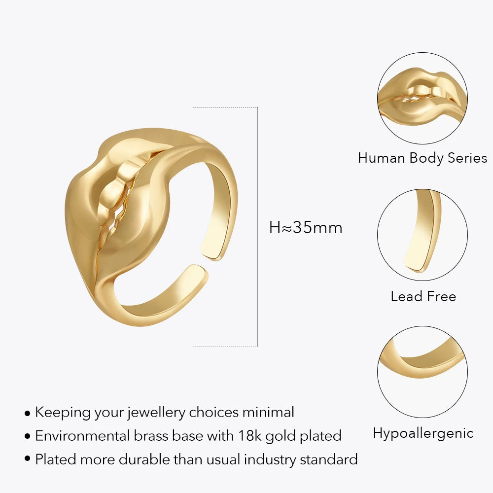 Human Bite Lip Ring