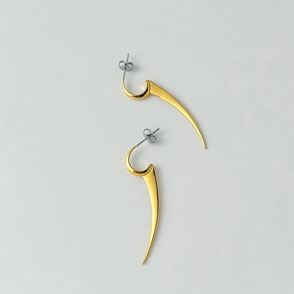 Back Blade Punk Earrings