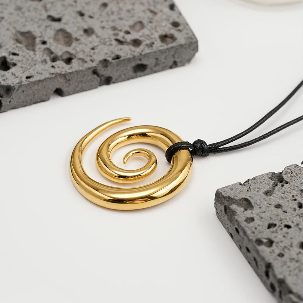 Spiral Coil Pendant
