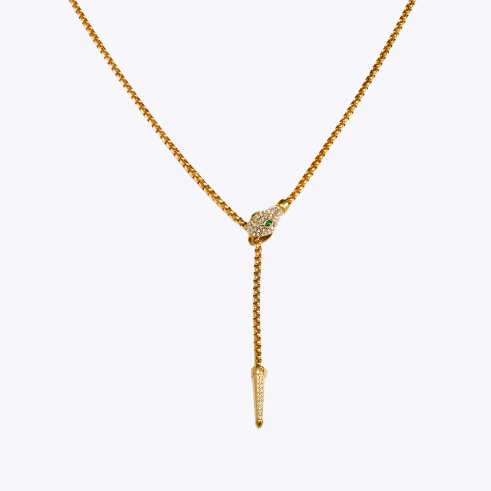 Snake Head Chain Necklace