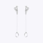 Human Hook Hand Drop Earrings