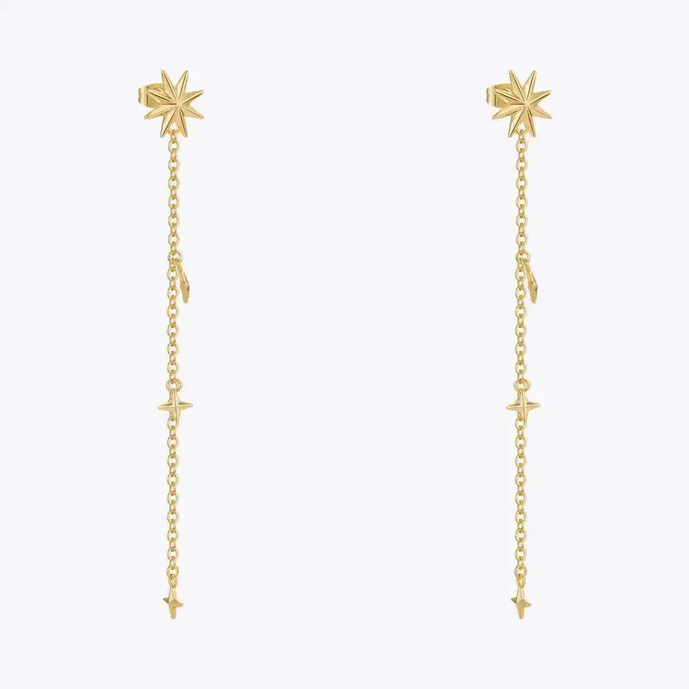 Star Drop Earrings
