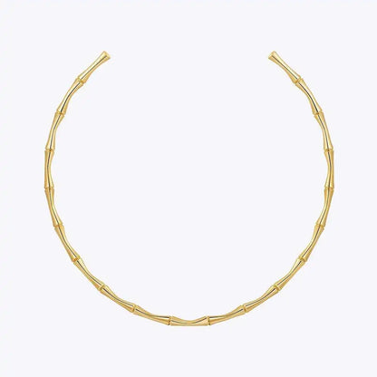 Bamboo Choker Necklace