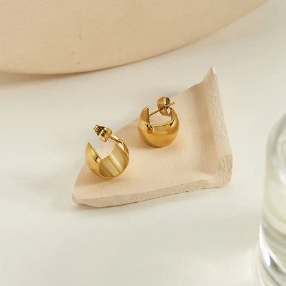 Chunky Hoop Earrings