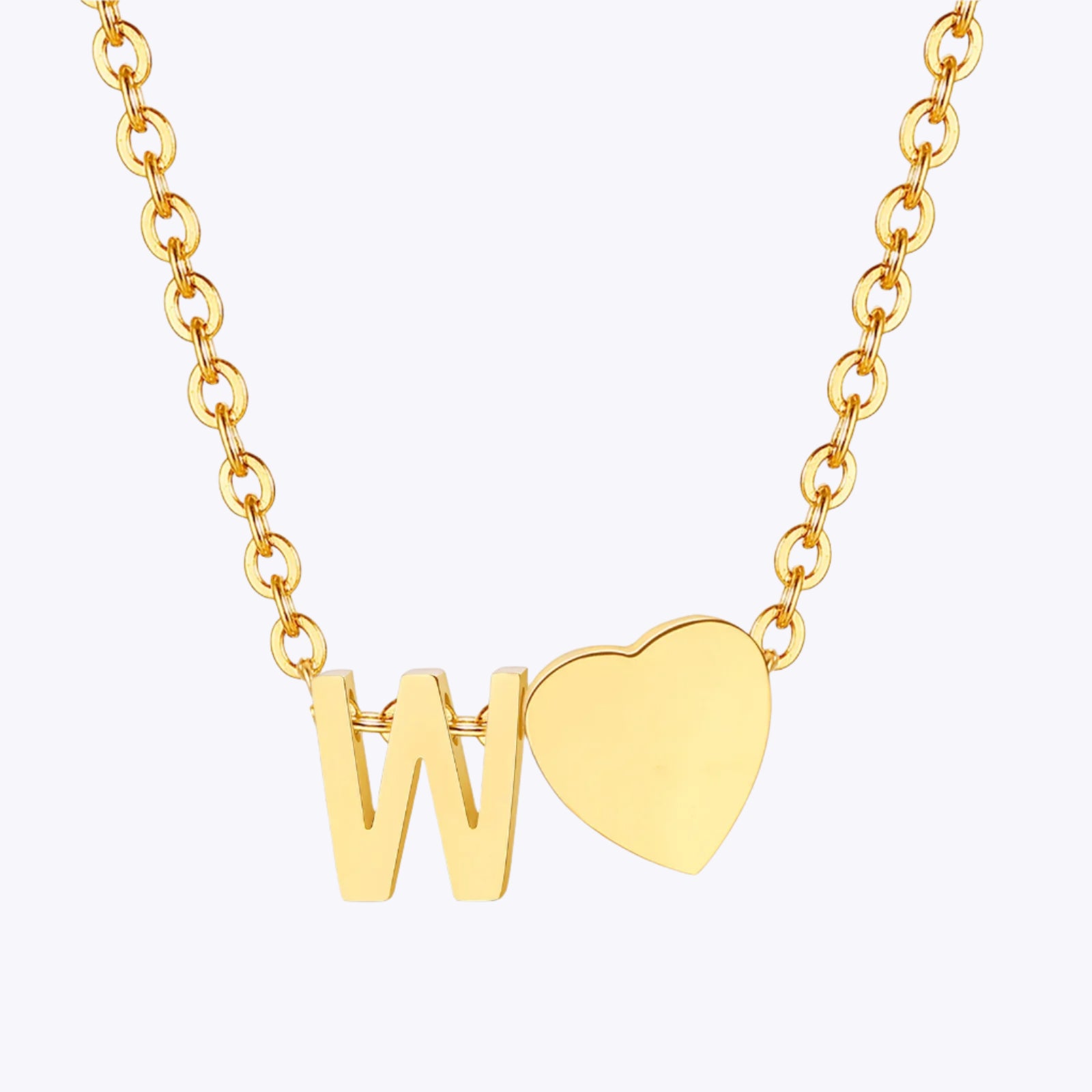 Heart Letter Necklace
