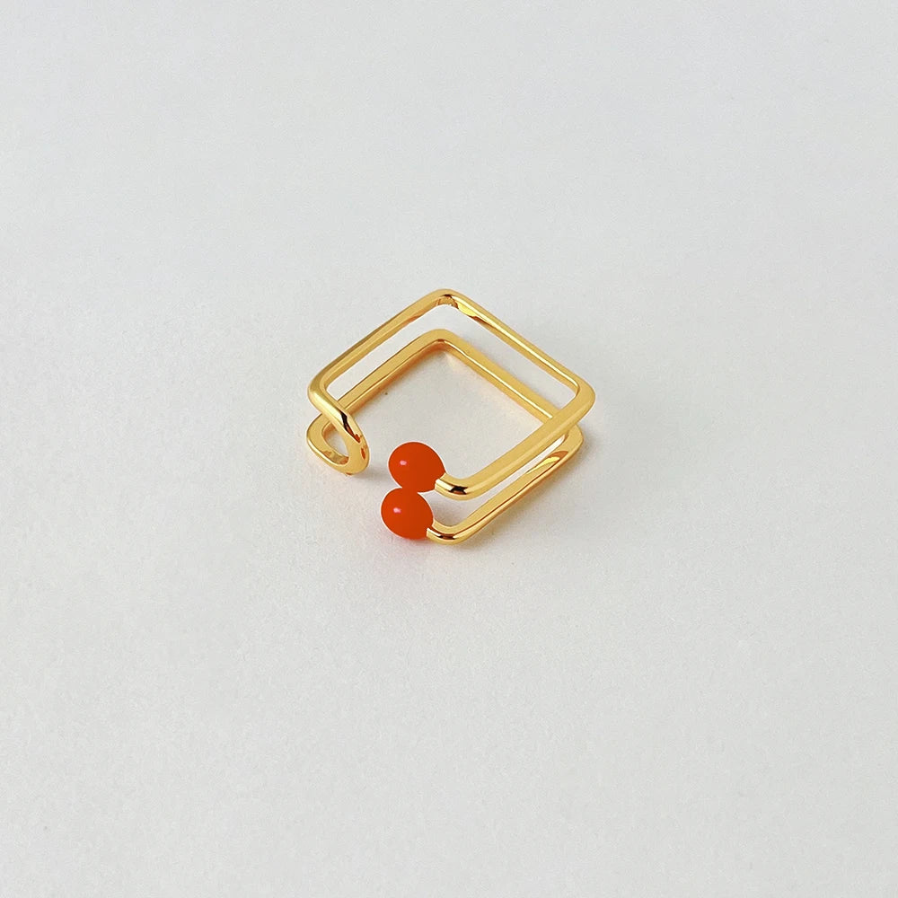 Red Matchstick Ring