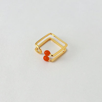 Red Matchstick Ring
