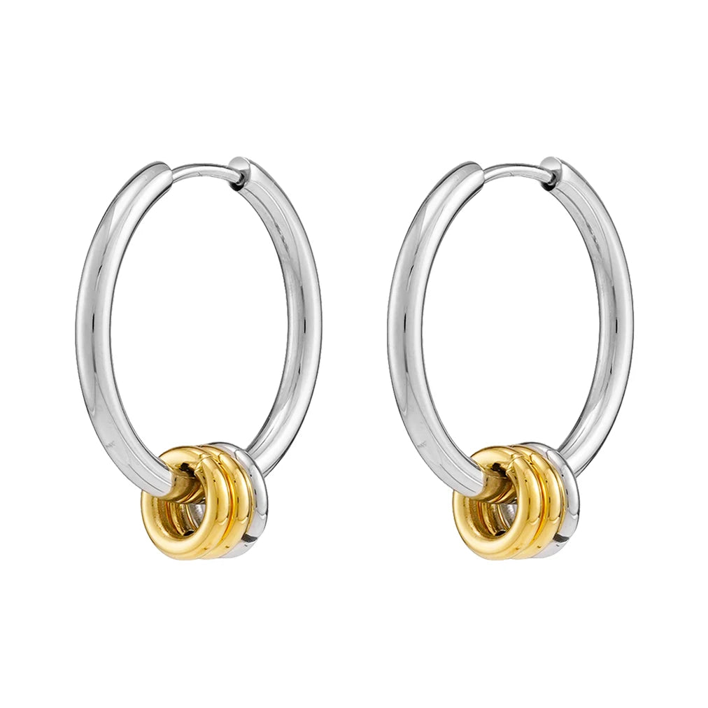 Small Ring Hoop Earrings