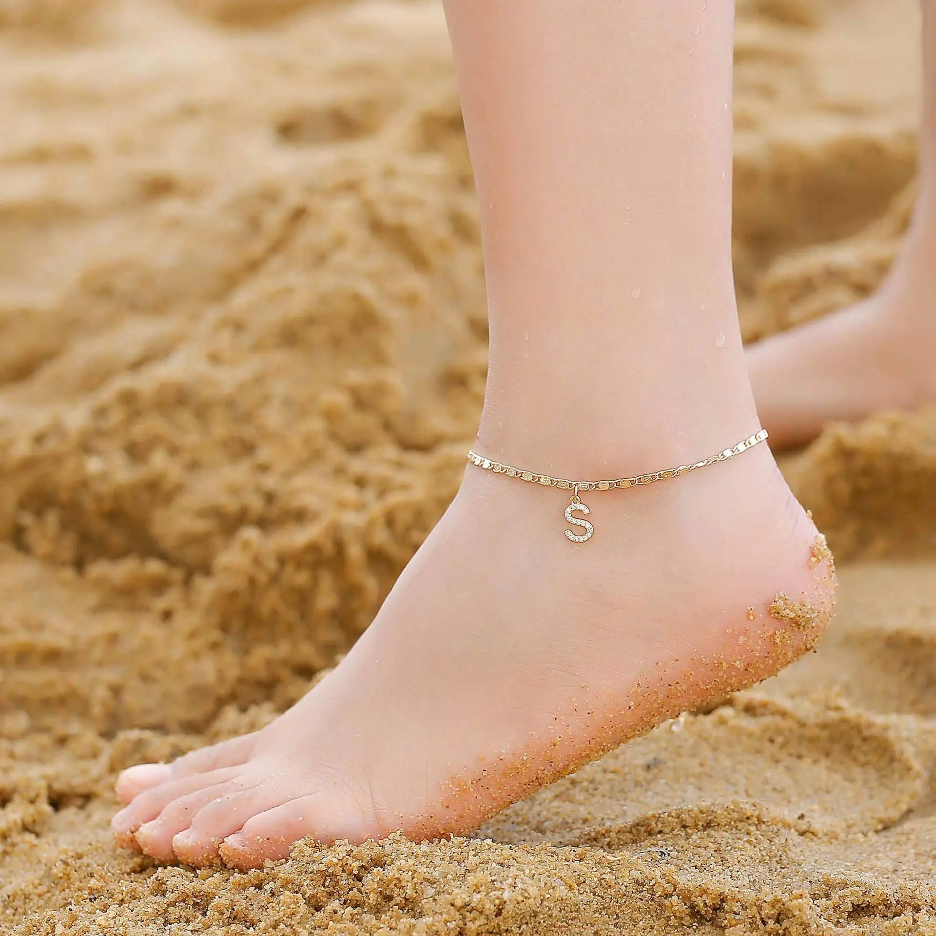 Initial Double Anklet
