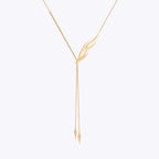 Fire Drop Punk Necklace