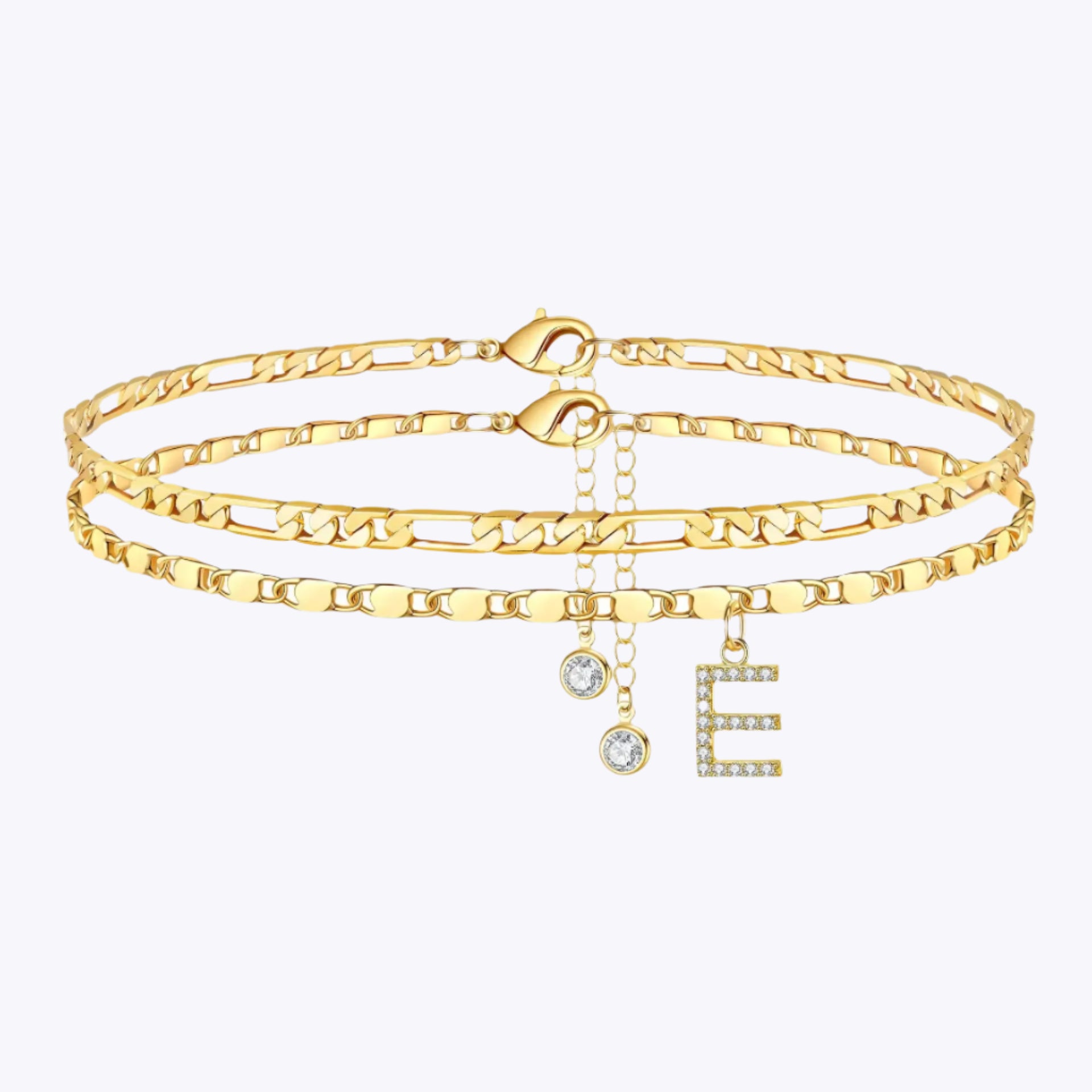 Initial Double Anklet