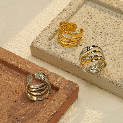 Wave Stack Ring