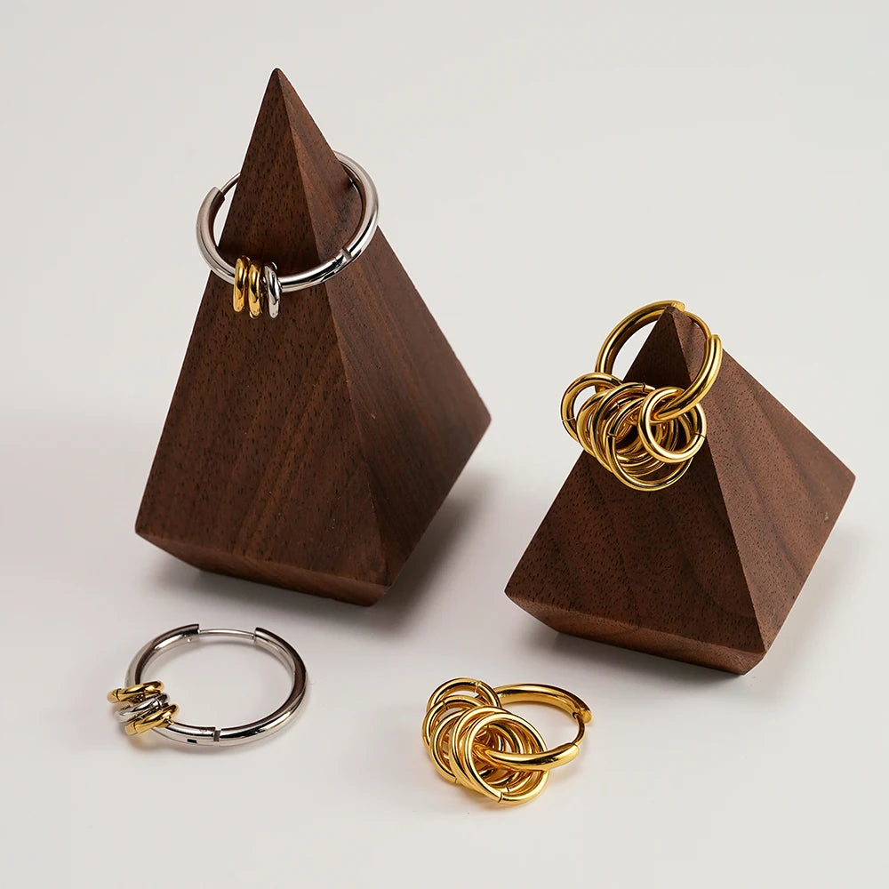 Small Ring Hoop Earrings