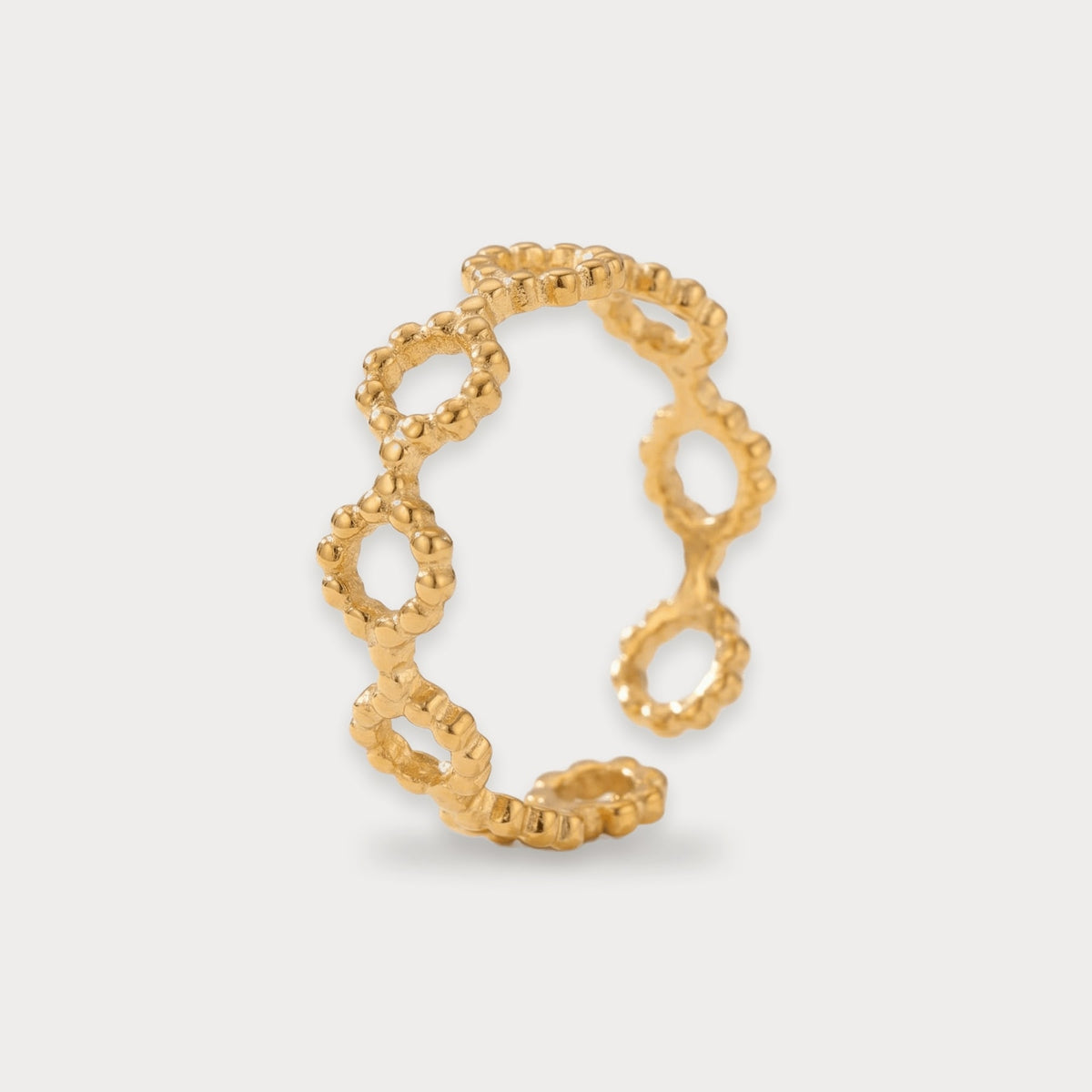 Beaded Loop Ring