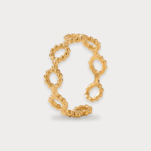 Beaded Loop Ring