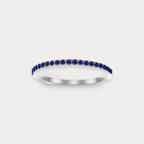 Birthstone Stack Ring in silver
