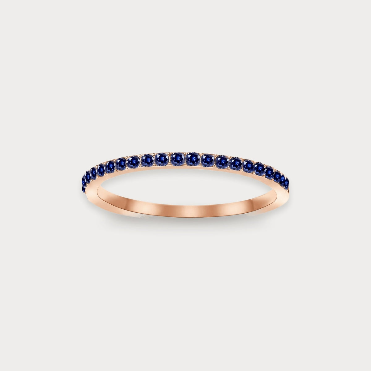 Birthstone Stack Ring in rose gold