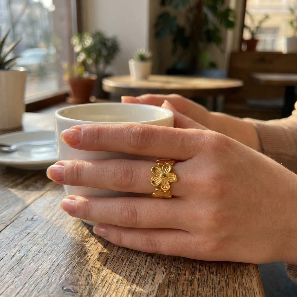 Blossom Ring lifestyle photo