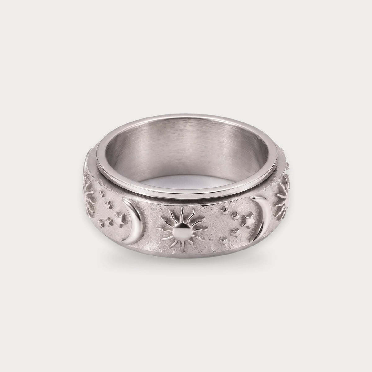 Celestial Stainless Ring in silver