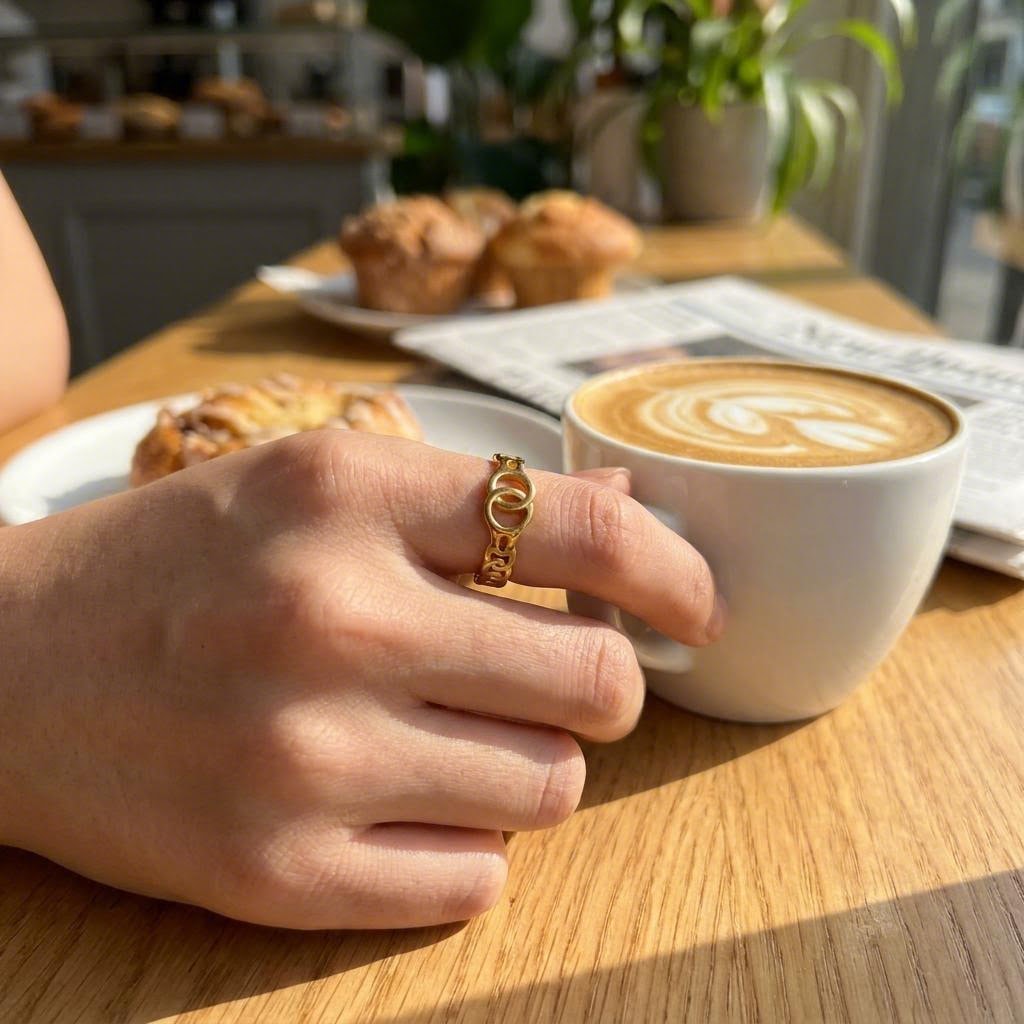 Circle Link Ring lifestyle photo