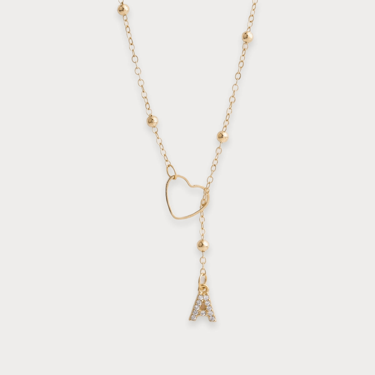 Letter A · gold