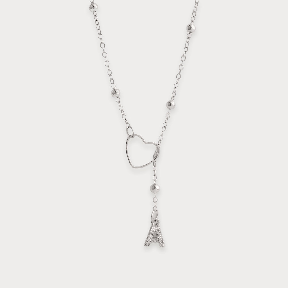 Letter A · silver
