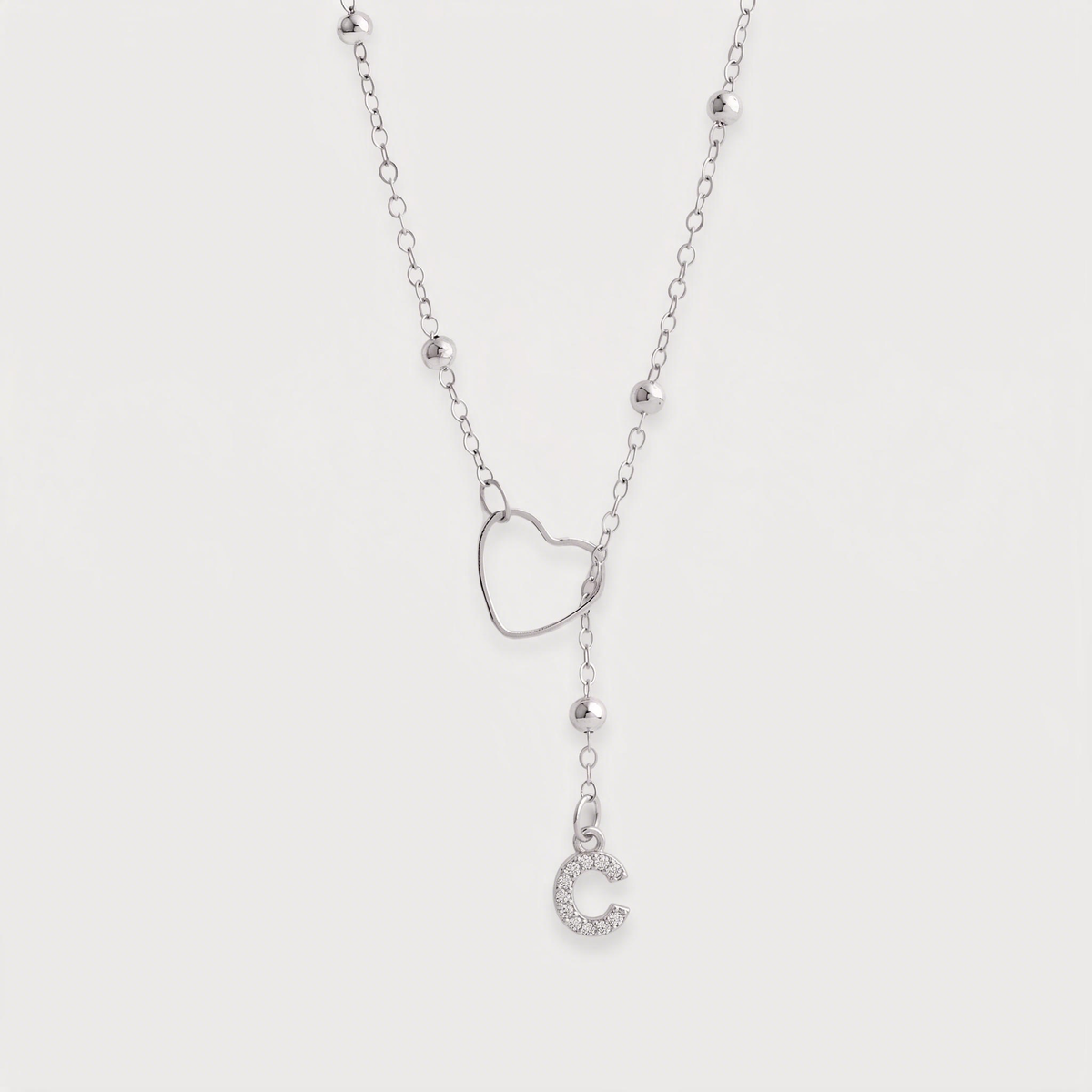 Letter C · silver