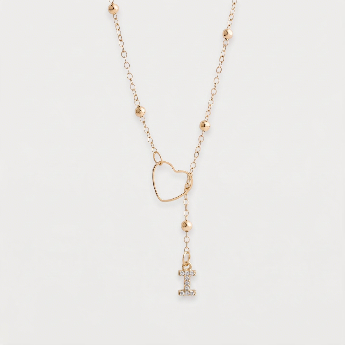 Letter I · gold
