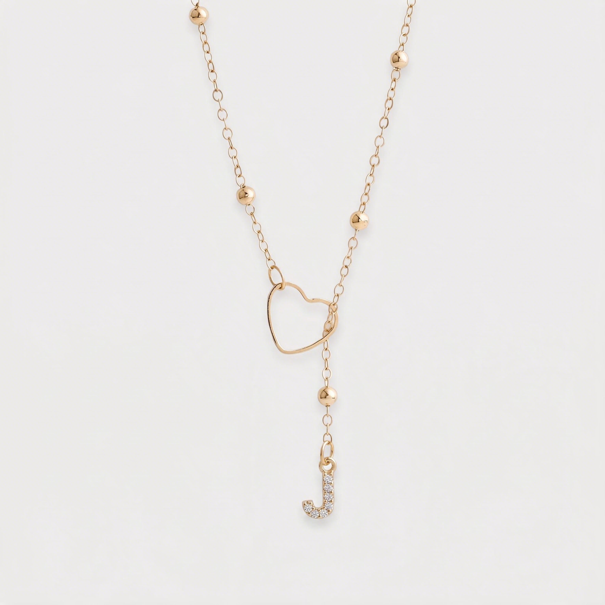 Letter J · gold