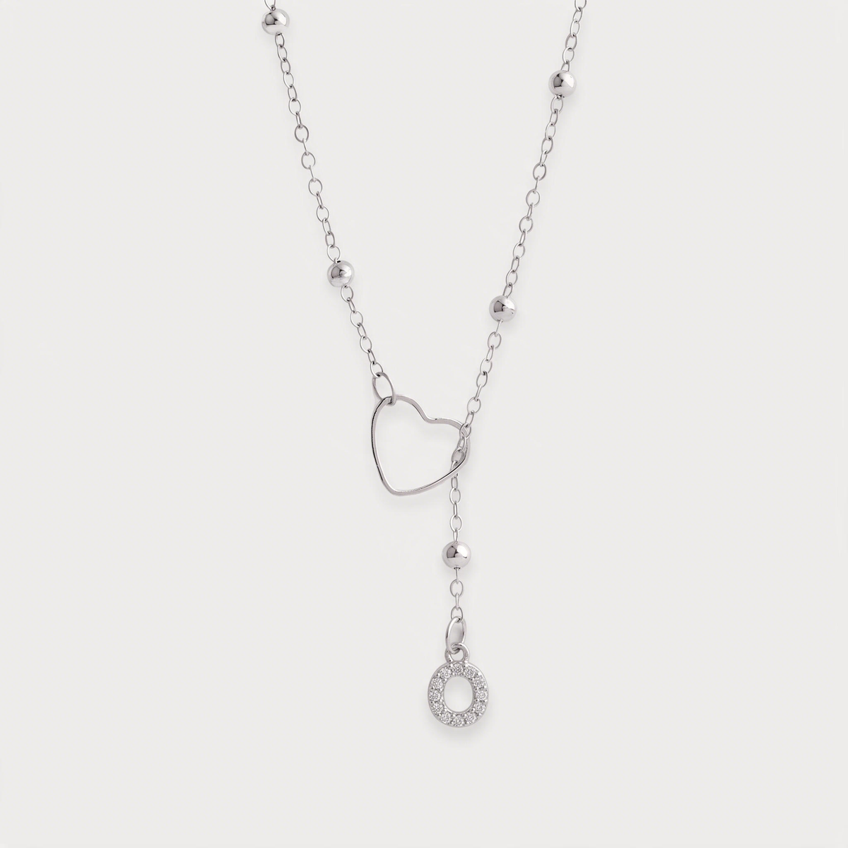 Letter O · silver